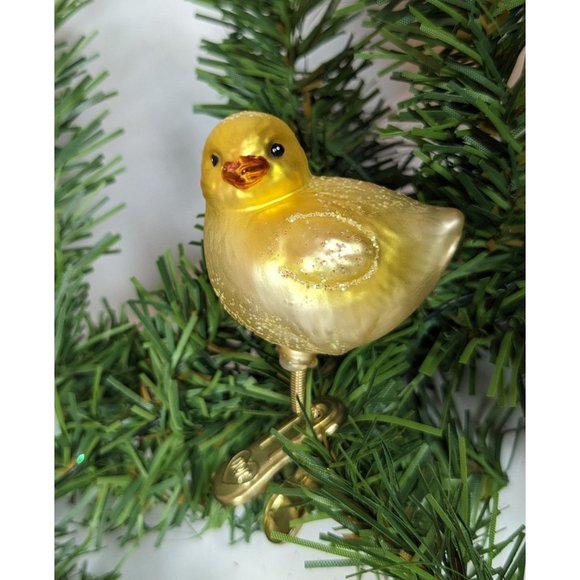 Christmas Chick Ornament Clip, Retired Old World Christmas - Picture 2 of 6